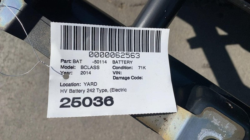 102420000F ⭕ 14-17 Mercedes-Benz B-Class W246 W242 High Voltage HV Battery OEM 1024200-00-F