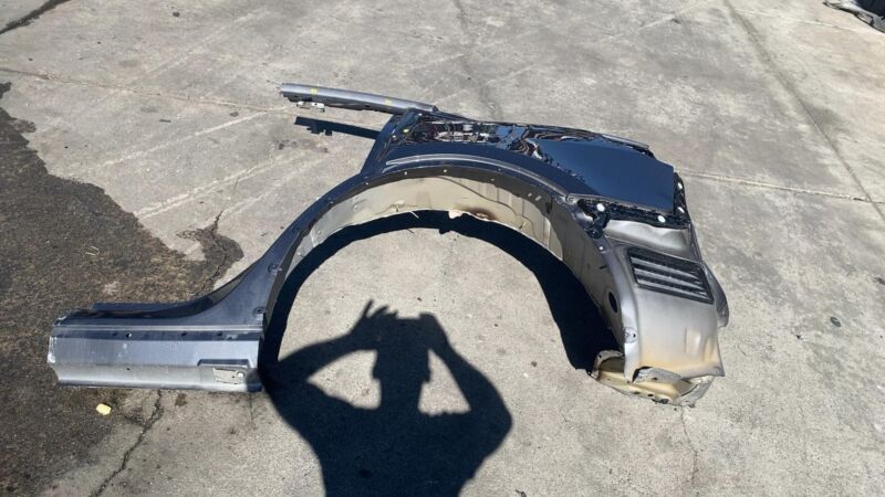 ⭕ 2020-2023 Tesla Model Y Rear Left Quarter Panel Structural Cutout LH Gray PMNG