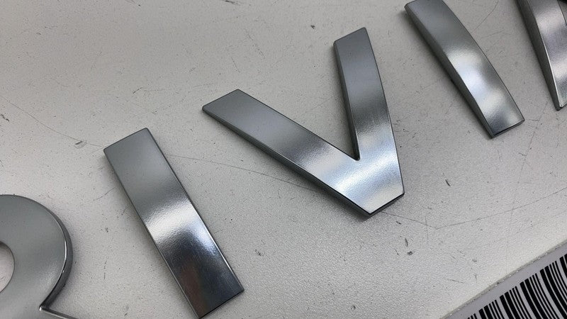 ⭕ 2025 Rivian R1S Nameplate Emblem Trim Badges Applique Letters (SET)