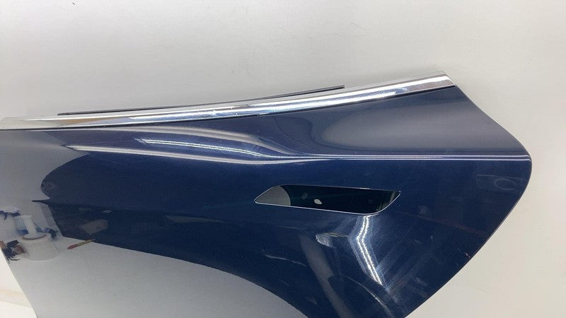 ⭕2012-2015 Tesla Model S Rear Driver Side Door Shell Panel Left LH Blu