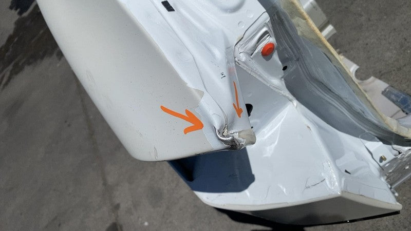 ⭕ 2016-2020 Tesla Model X Rear Driver Side Quarter Panel Cutout Left White PPSW