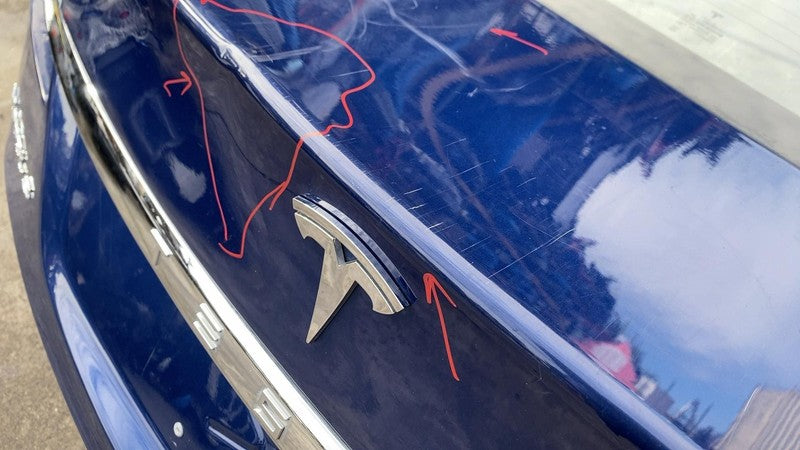⭕2016-2020 Tesla Model S Liftgate Trunk Lid Tailgate Hatch Shell w/ Wi