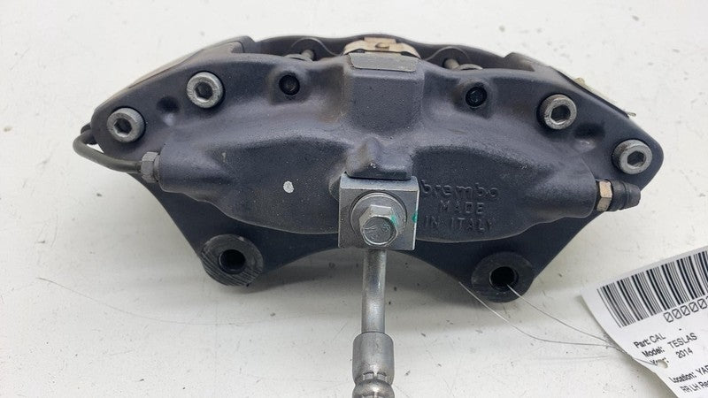 ⭕ 12-15 Tesla Model S Rear Driver Side Caliper w/ Brake Hose Line 6006