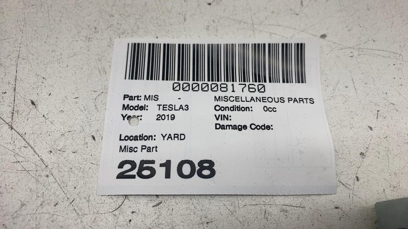2089896X ⭕ 2017-2020 Tesla Model 3 M3 Dashboard Passenger Side Glove Box Latch Right OEM