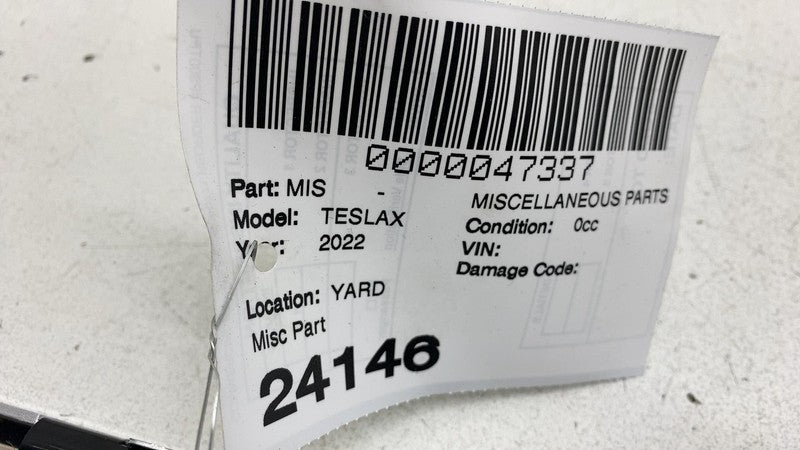 165874100A ⭕ 21-23 Tesla Model X Rear Left  Door Trim Cover Carbon Fiber Panel 1658741-00-A