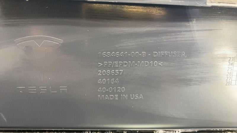 2024-2025 Tesla Cybertruck Rear Valance Fascia Undertray Diffuser 1684