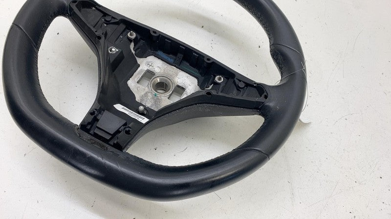 ⭕ 12-20 Tesla Model S X Front Driver Steering Wheel Leather Black 1005