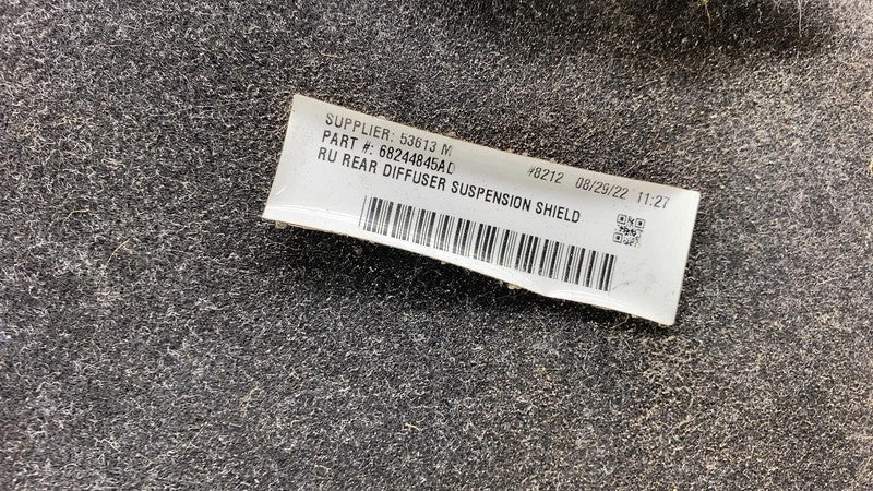 68244845 ⭕ 17-24 Chrysler Pacifica Rear Underbody Splash Shield Diffuser Panel 68244845AD