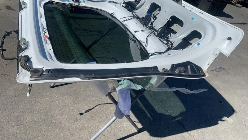 ⭕2012-2015 Tesla Model S Rear Tailgate Hatch Panel & Liftgate Glass Wh