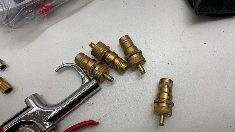 ⭕ Automotive TireJect Sealant Bead Leaks w/ Tire Deflator Air Blow Gun