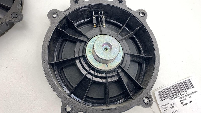 1079744 00 E 2017-2023 Tesla Model 3 Y Front Door Audio Woofer Speaker 200MM Assembly x2 OEM