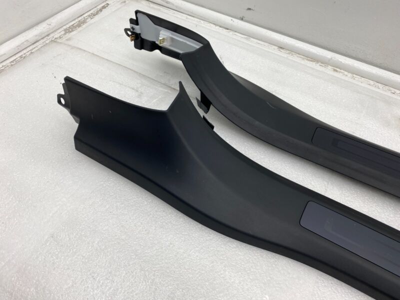 1496499 00 A ⭕16-20 Tesla Model X Front Left & Right Door Sill Trim 1496499-00-A/1496500-00-A