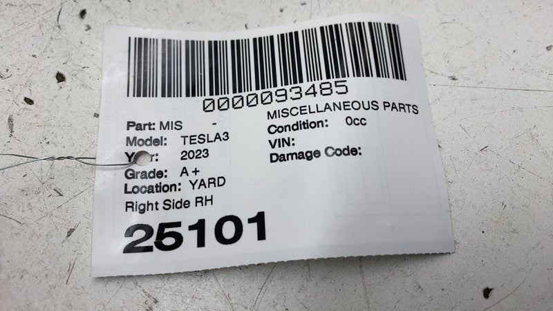 ⭕ 17-23 Tesla Model 3 Front Passenger Side Windshield Sun Visor Sunvis