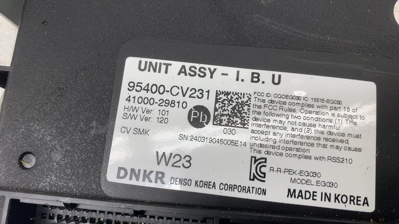 95400CV231 2022 2023 2024 Kia EV6 Body Computer Control Module Unit BCM BCU 95400-CV231 OEM