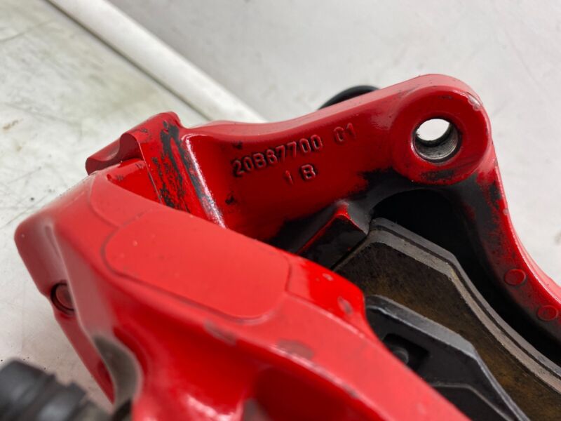 20B67700 01 ⭕2014-2019 Maserati Ghibli Rear Left and Right Brembo Brake Caliper Set of 2 Red