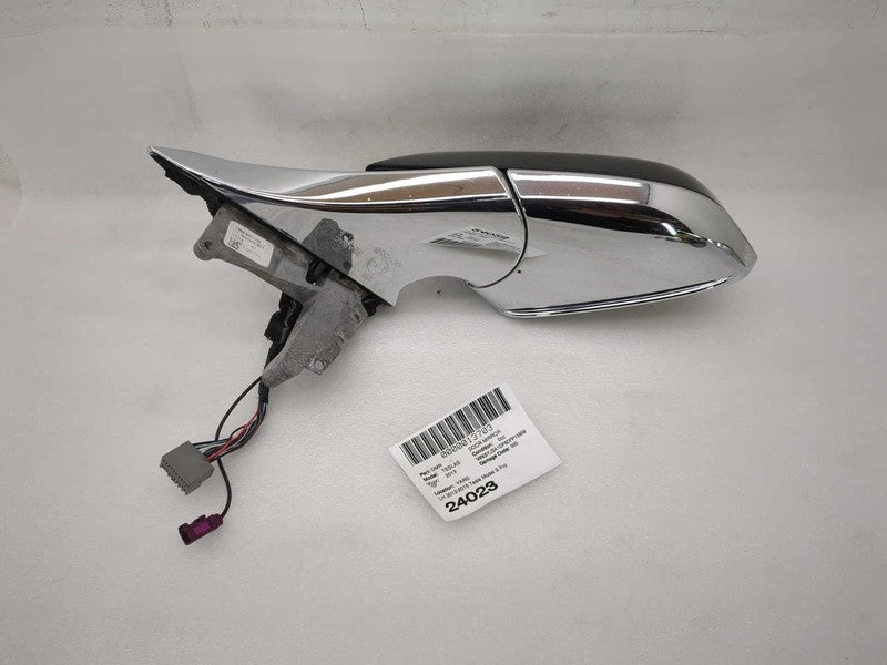 ⭕12-15 Tesla Model S Left Exterior Rear View Door Mirror Black PBSB 60