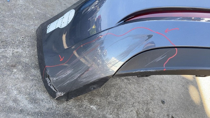 ⭕ 2023 Tesla Model 3 Rear Bumper Cover w/ Light Reflectors Assembly Gr