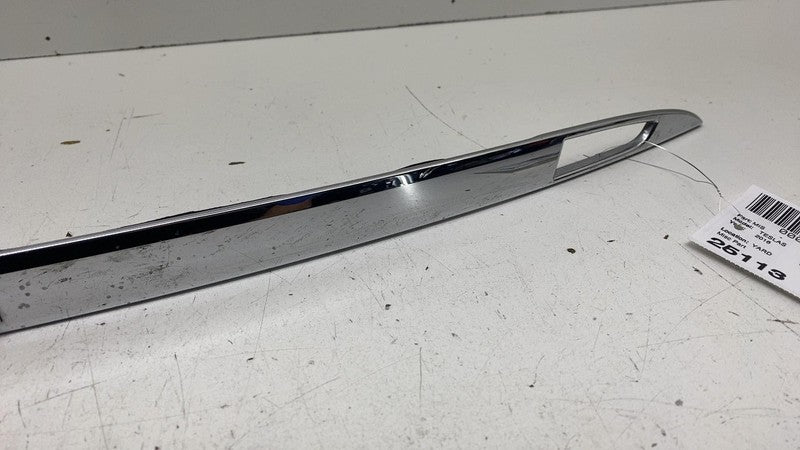 ⭕ 12-20 Tesla Model S Rear Liftgate Trunk Lid Chrome Trim Molding 1025