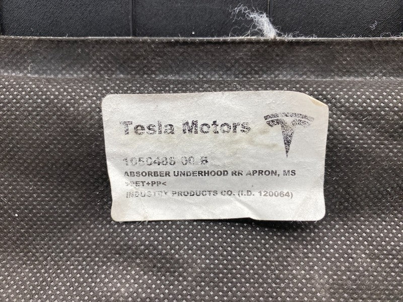 105048600B ⭕12-15 Model S Rear Underhood Apron Windshield Cowl Vent Cover Trim 1050486-00-B