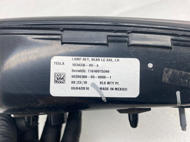 1034336 00 A ⭕ 2016-2020 Tesla Model X Rear Inner Taillight LED Tail Lamp Left 1034336-00-A