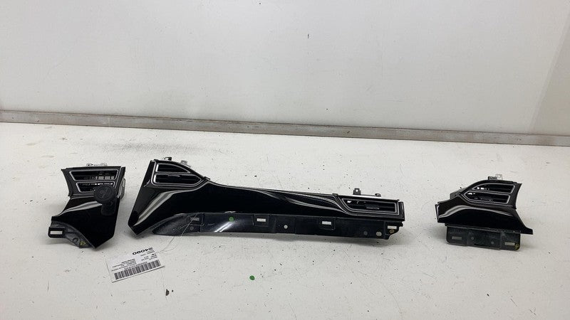 100783400C ⭕ 12-15 Tesla Model S Dash A/C Air Vent Outlet Dashboard Trim Panel 1007834-00-C