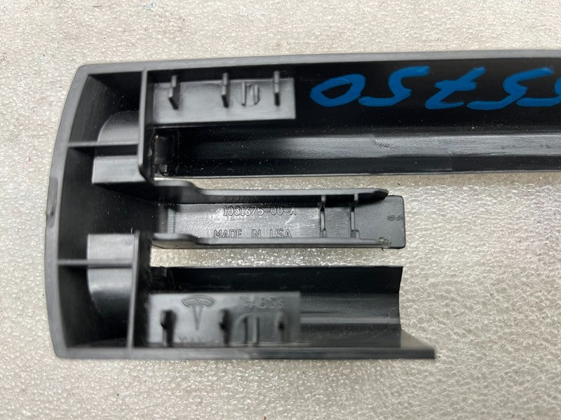 ⭕ 2012-2020 Tesla Model S Front Driver Side Seat Track Cover Left 1031