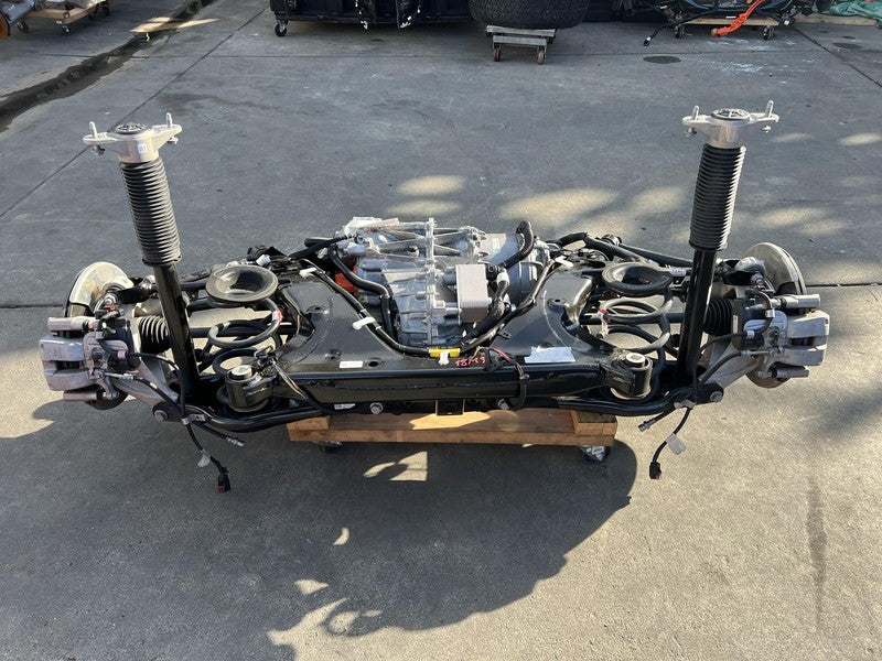 1120970-00-D ⭕ 2017-2020 Tesla Model 3 Rear Drive Unit w/ Subframe & Suspension 1120970-00-D
