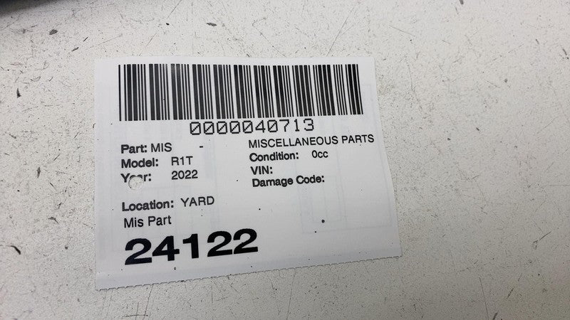 ⭕ 2022-2024 Rivian R1t Front Header Upper Trim Blue (Damaged)