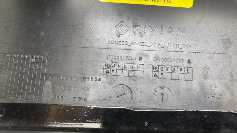 PT00015564J ⭕ 2022-2025 Rivian R1S Rear Bumper Cover w/ Diffuser Tow Hitch Trim PT00049049