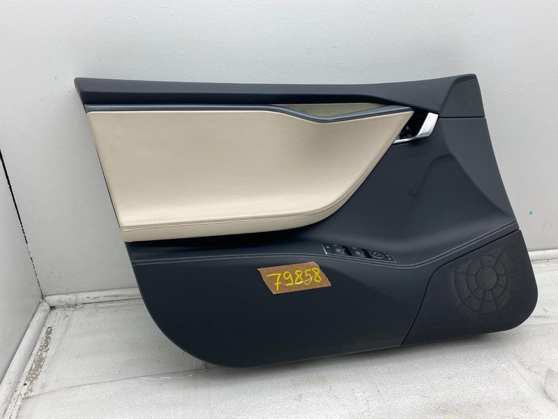 6006071 52 N ⭕12-20 Tesla Model S Front Left Interior Door Panel Trim Card Cover 6006071-52-N