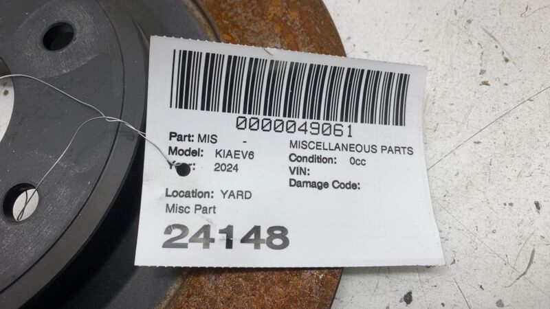2022 2023 2024 Kia EV6 Left or Right Brake Disc Disk Rotor Assembly OEM