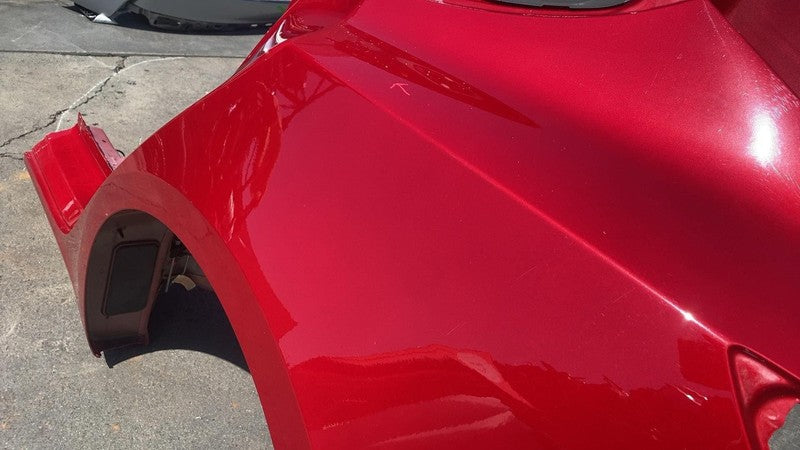 ⭕ 2017-2020 Tesla Model 3 Rear Left Quarter Panel Structural Frame Cut Red PPMR