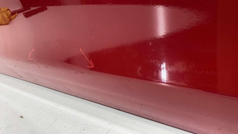 ⭕ 12-15 Tesla Model S Front Driver Side Door Shell Panel Left Assembly Red PPMR