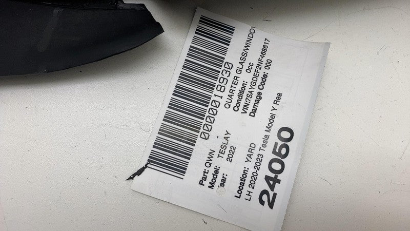 ⭕ 2020-2023 Tesla Model Y Rear Side Quarter Window QTR Glass Left 1495