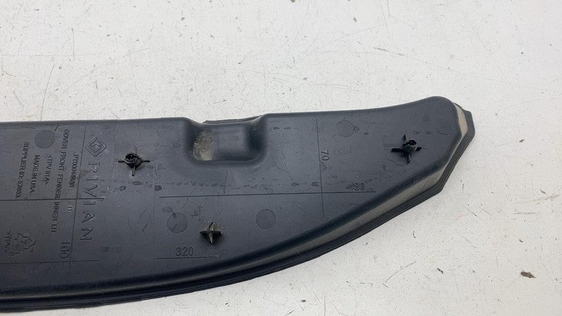 PT00048488 ⭕ 22-24 Rivian R1T R1S Front Driver Side Fender Inner Cover Trim Left PT00048488
