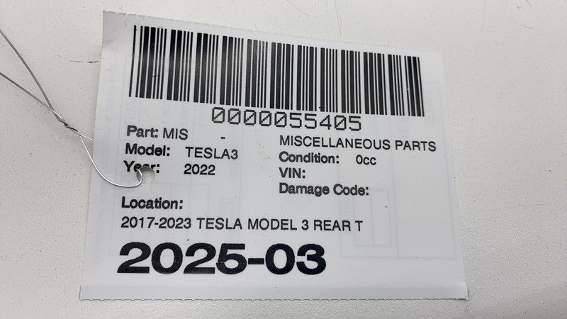 2017-2023 Tesla Model 3 M3 Rear Trunk Lid Release Switch Button Bezel Trim OEM