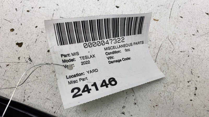 ⭕ 21-23 Tesla Model X Right B-Pillar Applique Trim Molding & Seal 1614