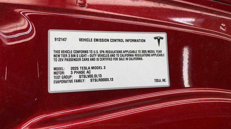 ⭕ 24-25 Tesla Model 3 Front Hood Bonnet Shell Panel Cover Assembly OEM Red PR01