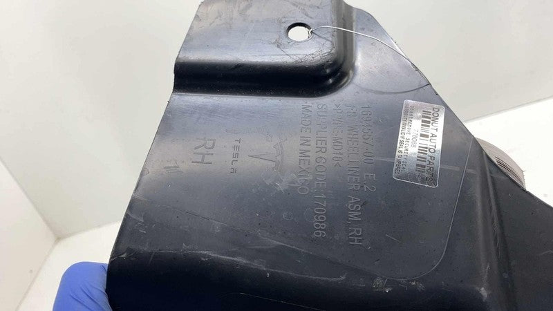 169455700E ⭕ 24-25 Model 3 Front Right Wheel Fender Liner Splash Shield Guard 1694557-00-E