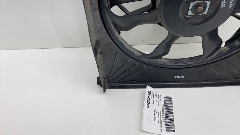 12-20 Tesla Model S Front Left Radiator Cooling Fan Shroud & Blade 600