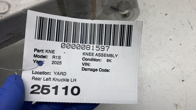 PT00001891 ⭕ 22-25 Rivian R1S Rear Driver Side Suspension Spindle Knuckle Left PT00001891