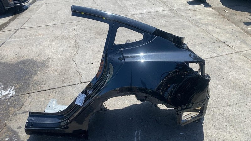 ⭕2017-2020 Tesla Model 3 Rear Left Quarter Panel Structural Frame Cut Black PBSB