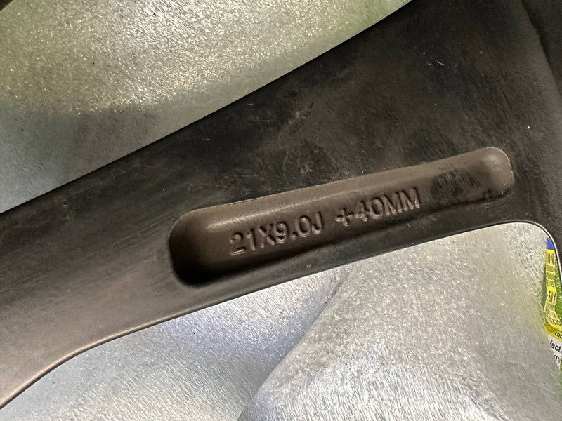 ⭕ DEFORMED 2019-2021 Model S 21x9.0 +40MM Rear Wheel Rim Charcoal 1066