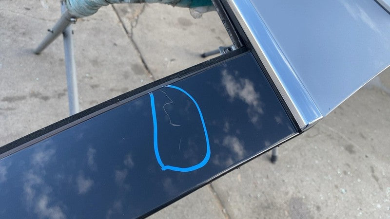 2011-2018 Porsche Cayenne Front Passenger Door Shell Panel Right RH Silver LX7W