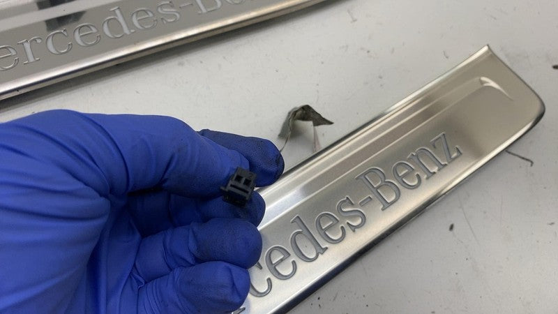 ⭕2022 Mercedes Benz EQS450+ Front & Rear Left & Right Door Sill Plate 