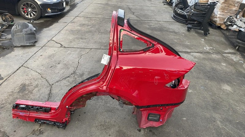 ⭕ 2021-2023 Tesla Model X Rear Driver Side Quarter Panel Cutout Left Red - PPMR
