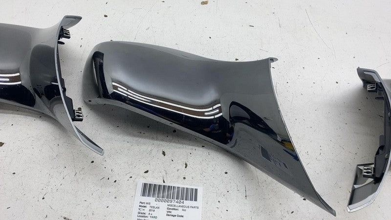 ⭕16-26 Model X SET of Rear Left & Right 2nd Row Seat Monopost Cover 10