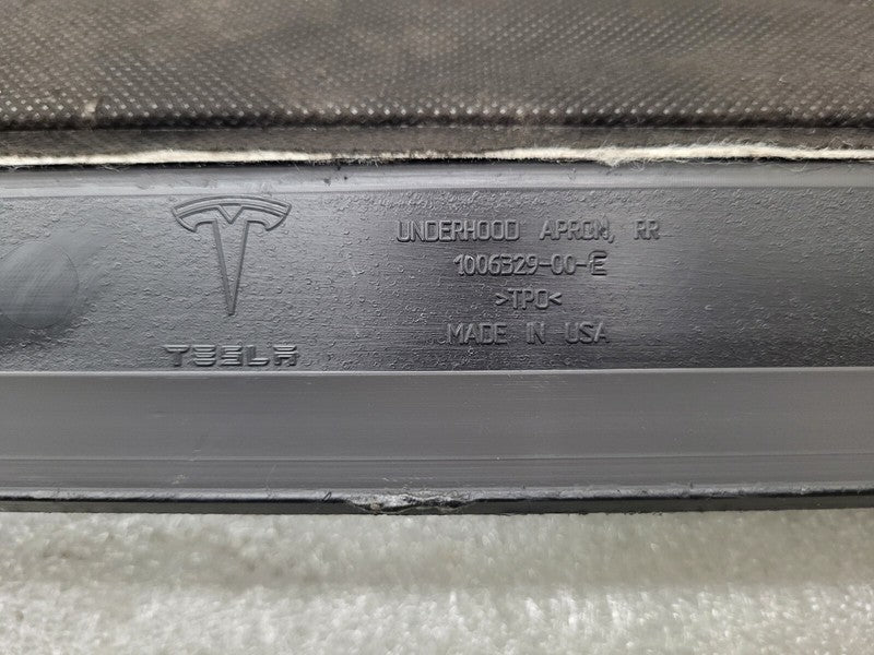 100632900E 12-15 Model S Rear Under Hood Apron Windshield Cowl Vent Cover Trim 1006329-00-E