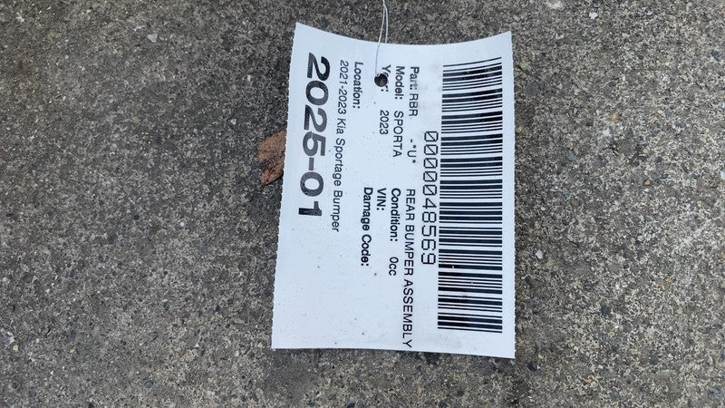 86612CV100 2021 2022 2023 Kia Sportage Rear Bumper Fascia Cover Assembly 86612-CV100