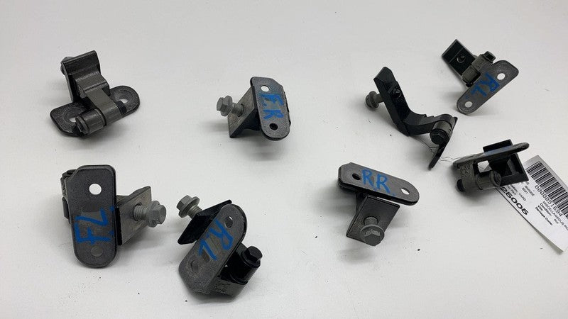 7333059 2017-2023 BMW 530e 530i G30 SET of Front & Rear Door Upper & Lower Hinge Black